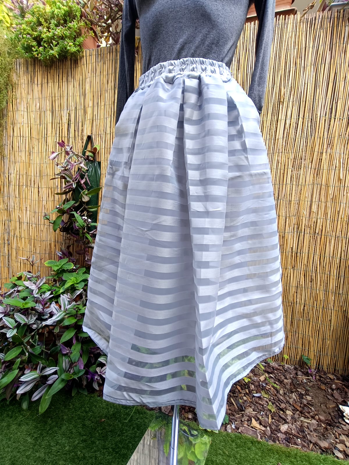 Gonna in organza