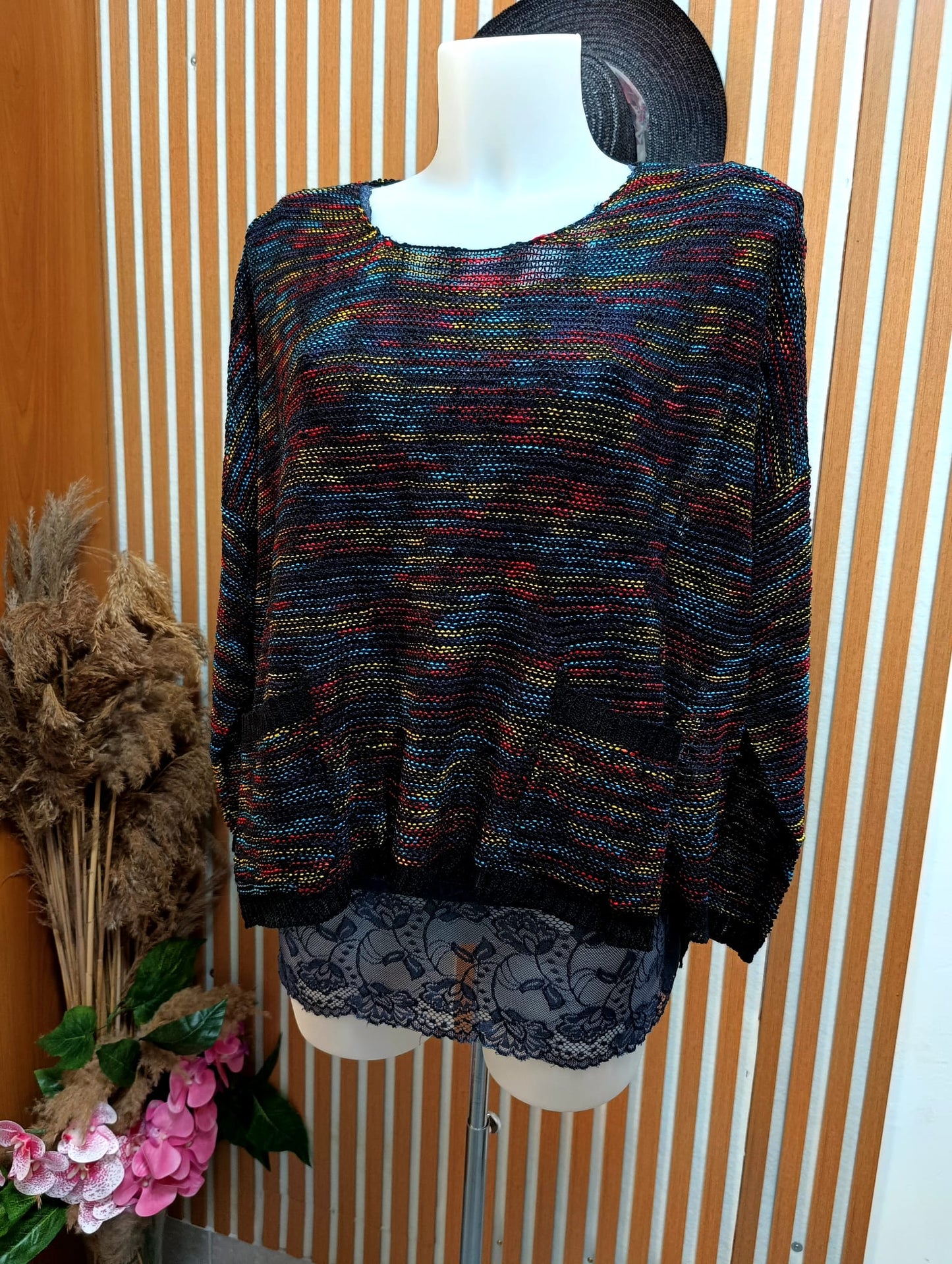 Maglia traforata curvy e non