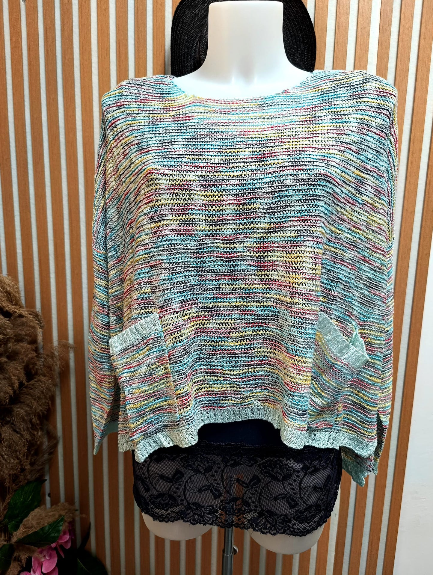 Maglia traforata curvy e non