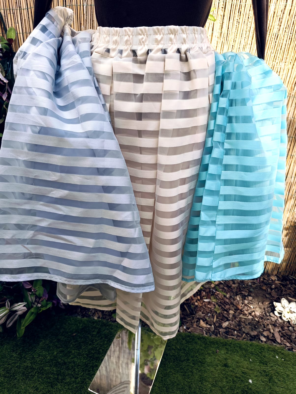 Gonna in organza
