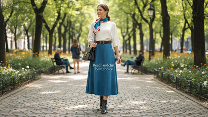 Gonnellone in simil nappa