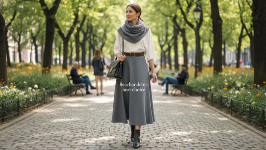 Gonnellone in simil nappa