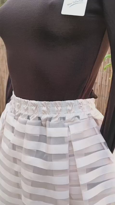 Gonna in organza