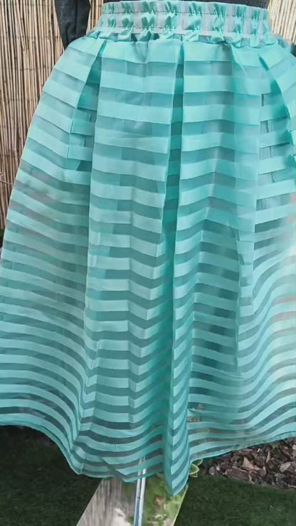Gonna in organza