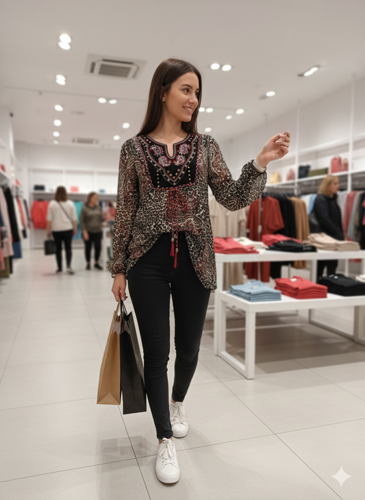 Maglia maculata morbidissima