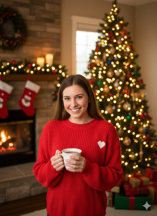 Maglione rosso Natale