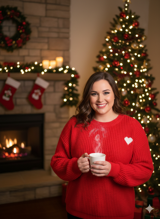 Maglione rosso Natale