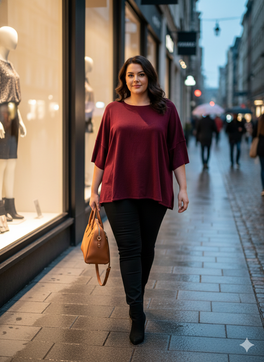 Maglia viscosa curvy e non