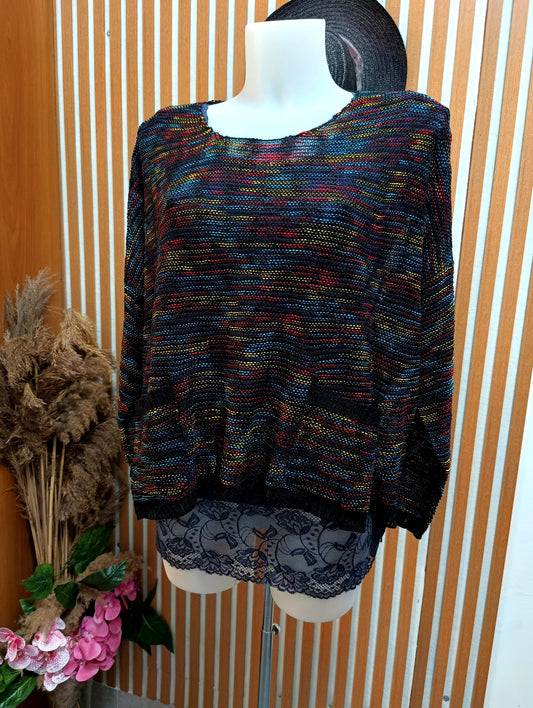 Maglia traforata curvy e non